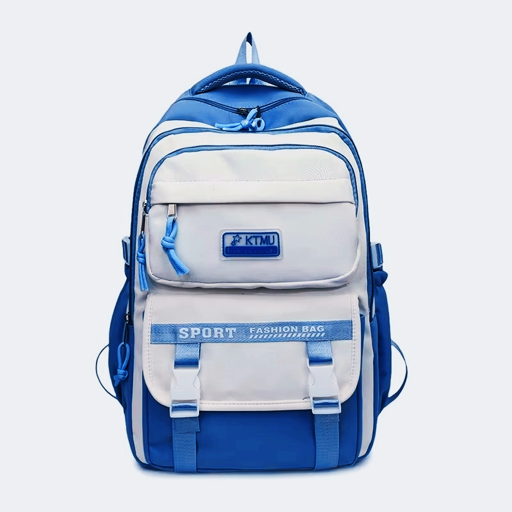 Lightweight School/College Student Backpack (blue)